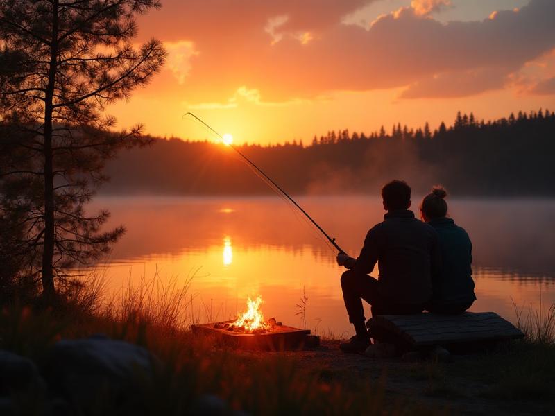 Fishing in the lakes around Sunne