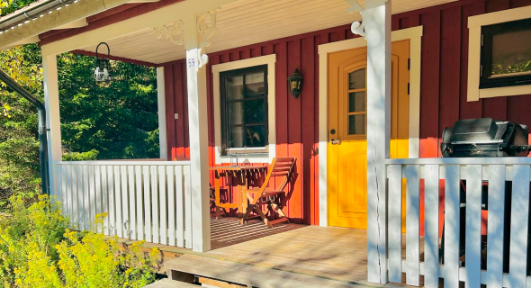 Outdoor area of Bråss